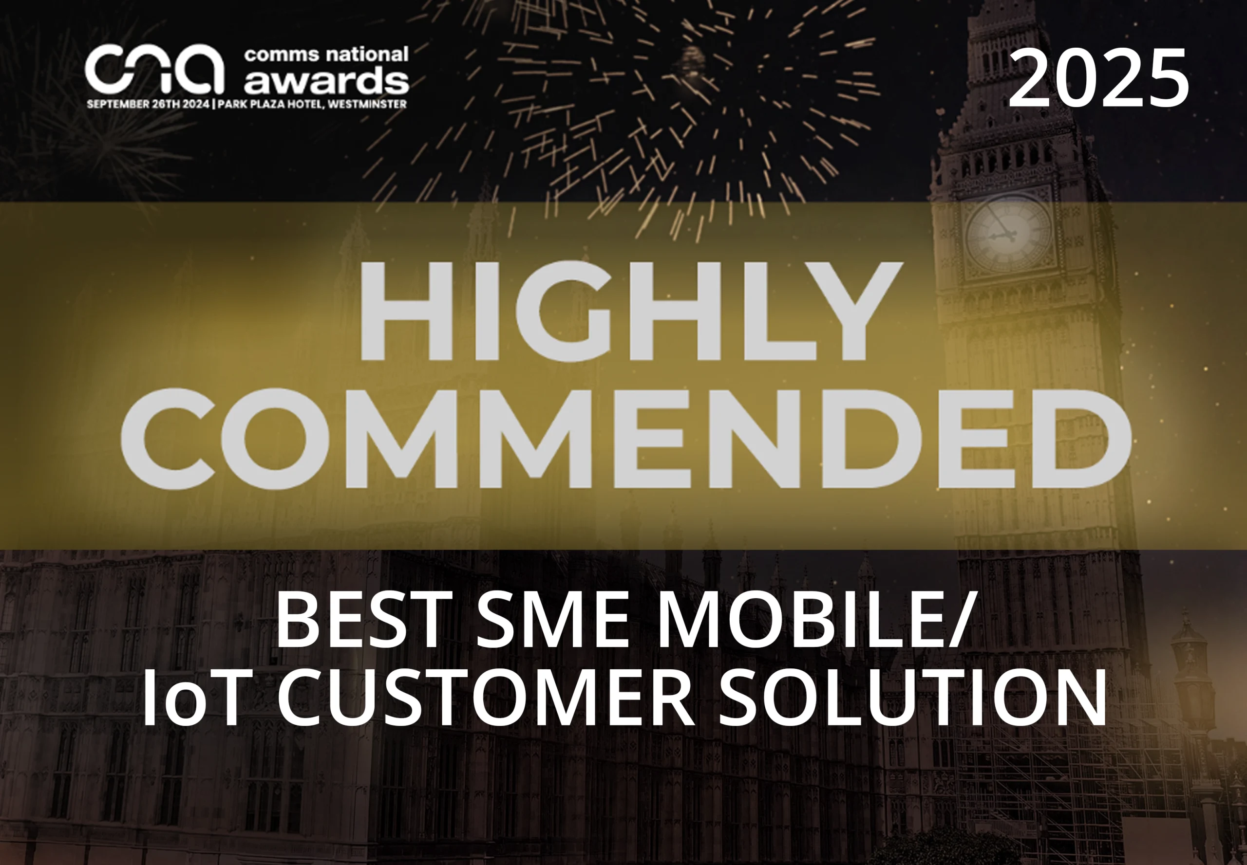 2025 CNA Highly Commended SME MOBILE IoT